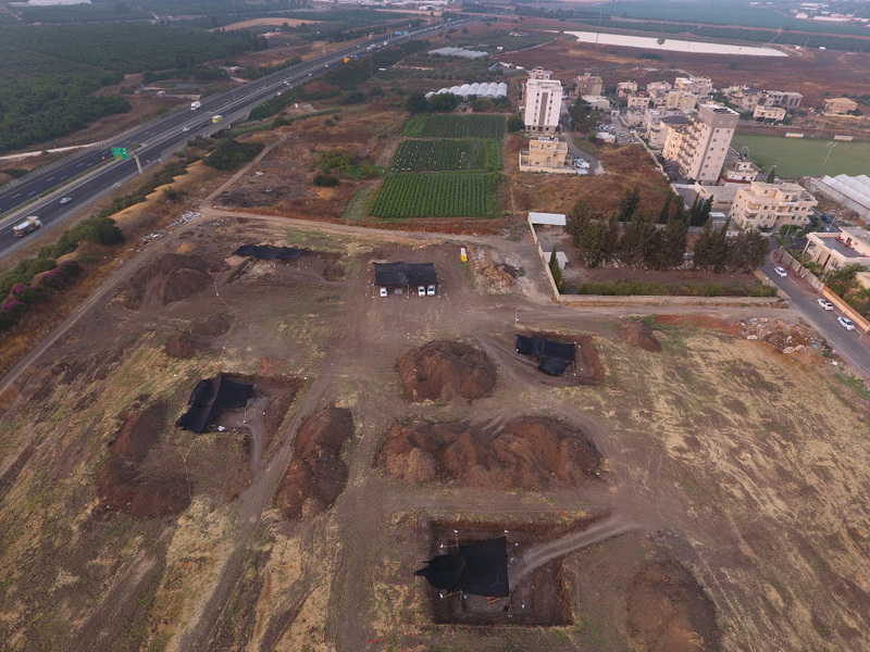 Aerial view of the site. (Image: Israel Antiquities Authority/Yitzhak Marmelstein)